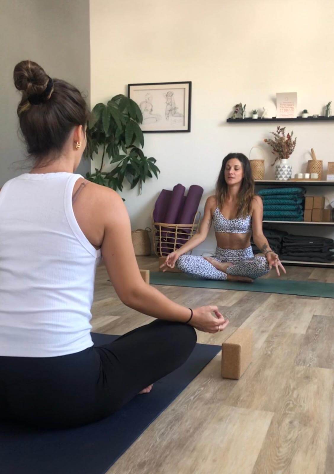 pranayama en cours de yoga